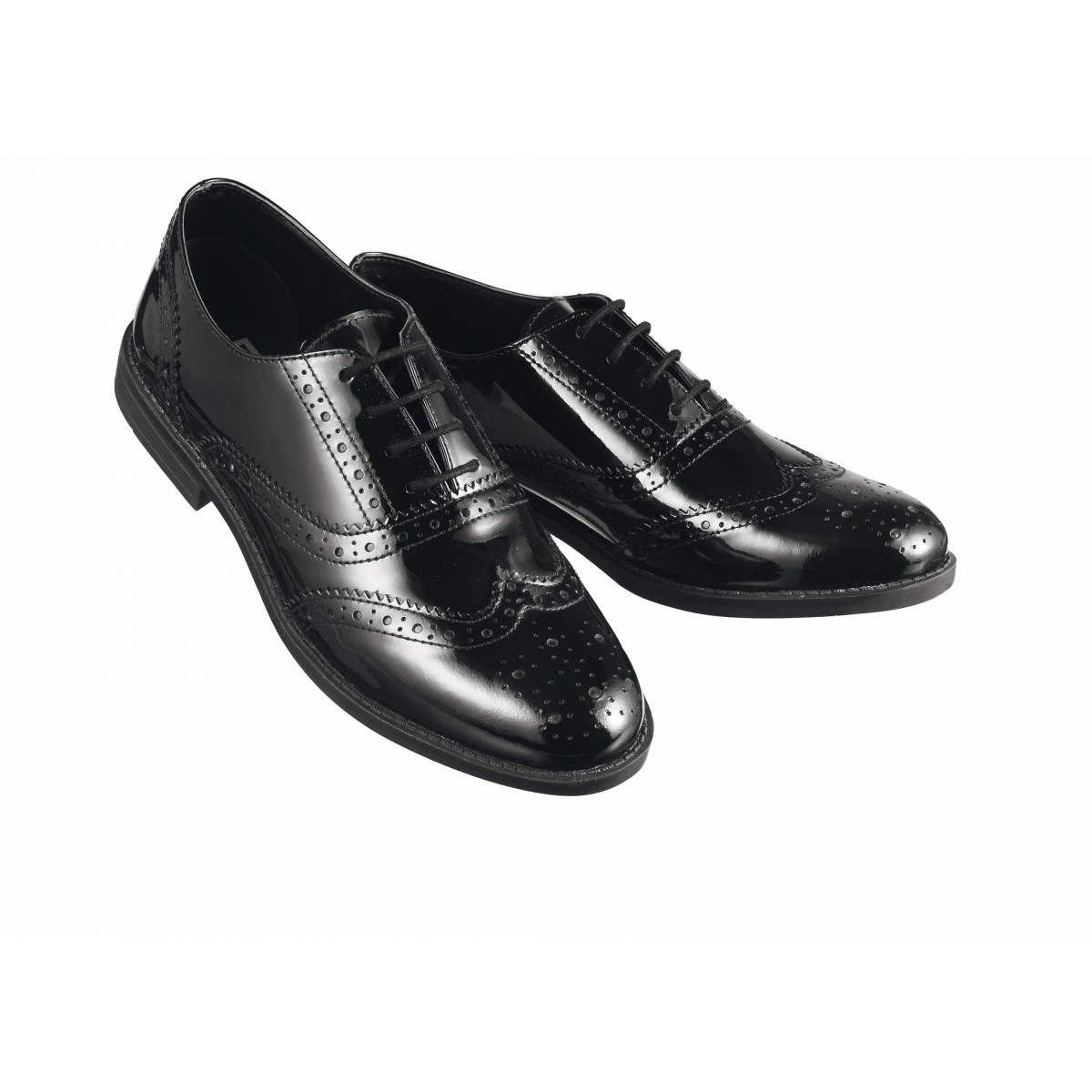 Derbies noir cuir femme sale