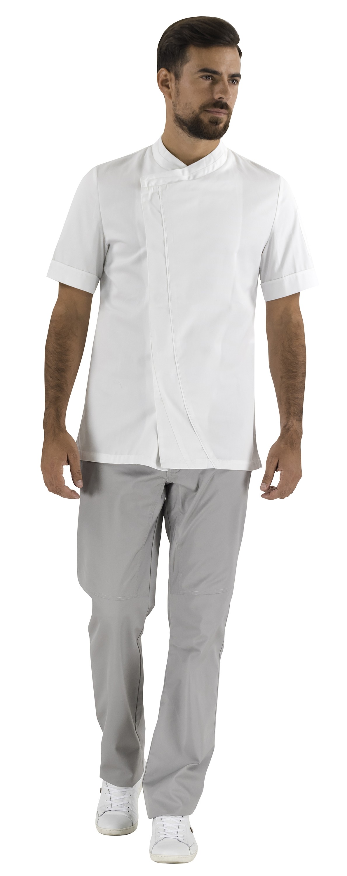 Pantalon de cuisine FORK Blanc Lafont