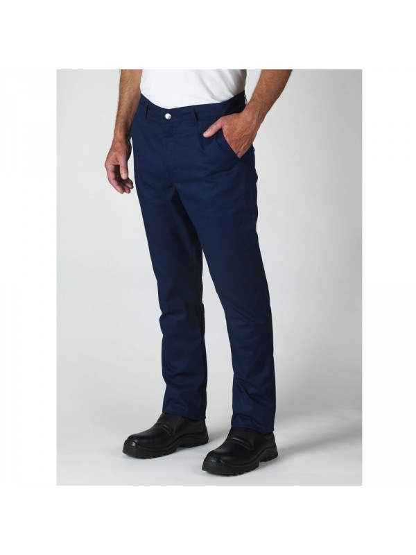 Pantalon chino de travail bleu marine pour homme - ROBUR